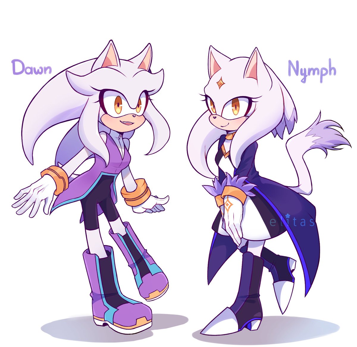 einelitas_'s tweet photo. @Miijiu reignited my love for Silvaze and I had to draw her wonderful fanchilds of them🥺💕

Dusk and Dawn belong to @Miijiu 
Nymph belongs to me https://t.co/5ZcCgbAuhh