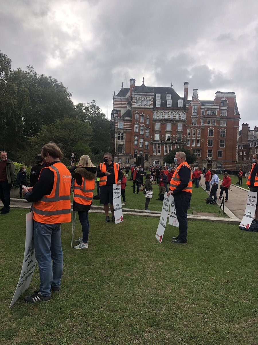 We stand silently together with the industry we serve <a href="/GOVUK/">GOV.UK</a> The Exhibition and Events Industry need your support #WeMakeEvents