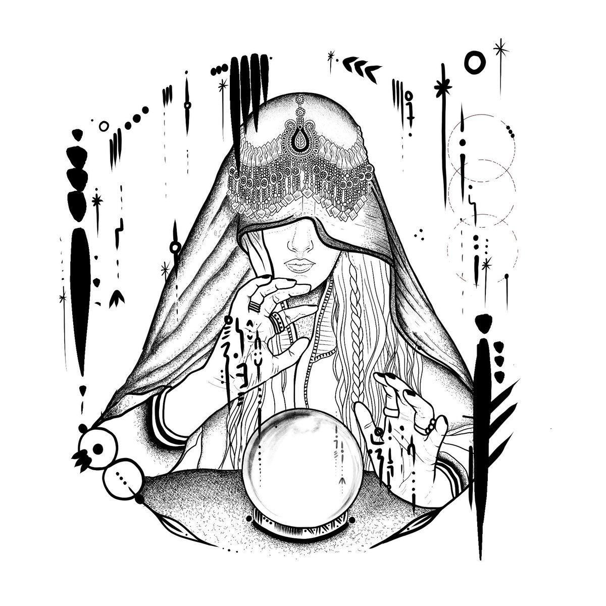 AstralisProject's tweet photo. ~ SEER ~ Tattoo design. Follow my IG @AstralisProject to see my Tattoo Work 🔮💫 #tattooartist #tattoolife #tattoos #cosmicart #analogicart #digitalart #tattoodesign https://t.co/yDgAaFFDWG