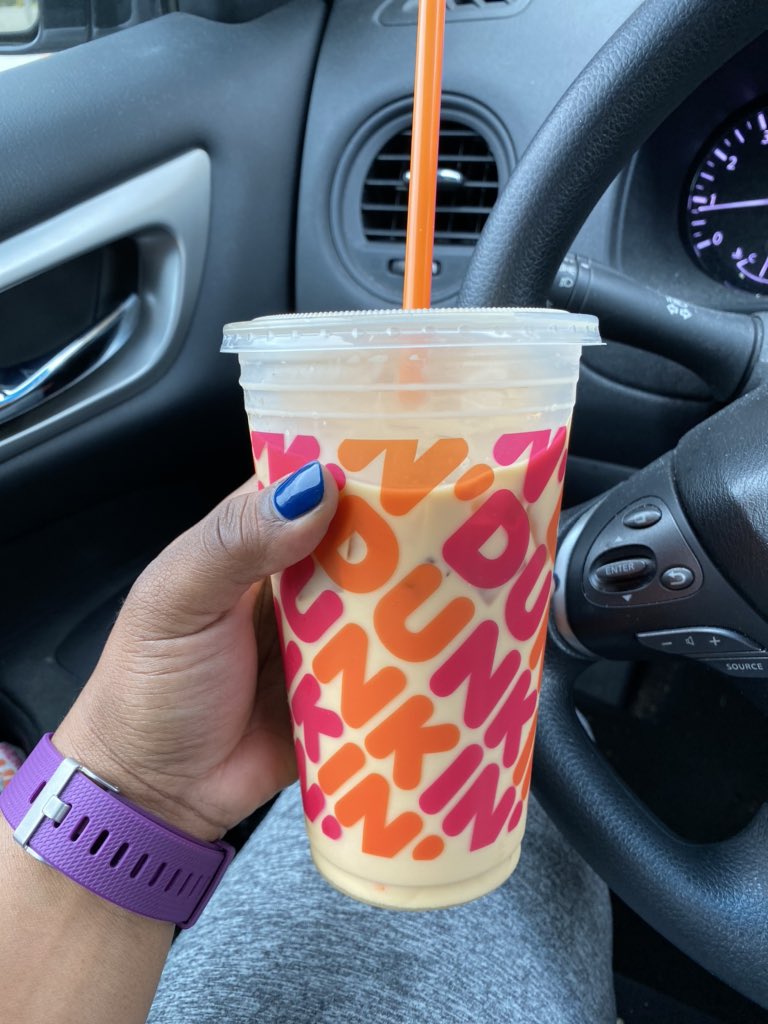 MelloLuv's tweet photo. Thanks for the free iced coffee @dunkindonuts! #Dunkin #DunkinDay https://t.co/LKPaQPUyGB
