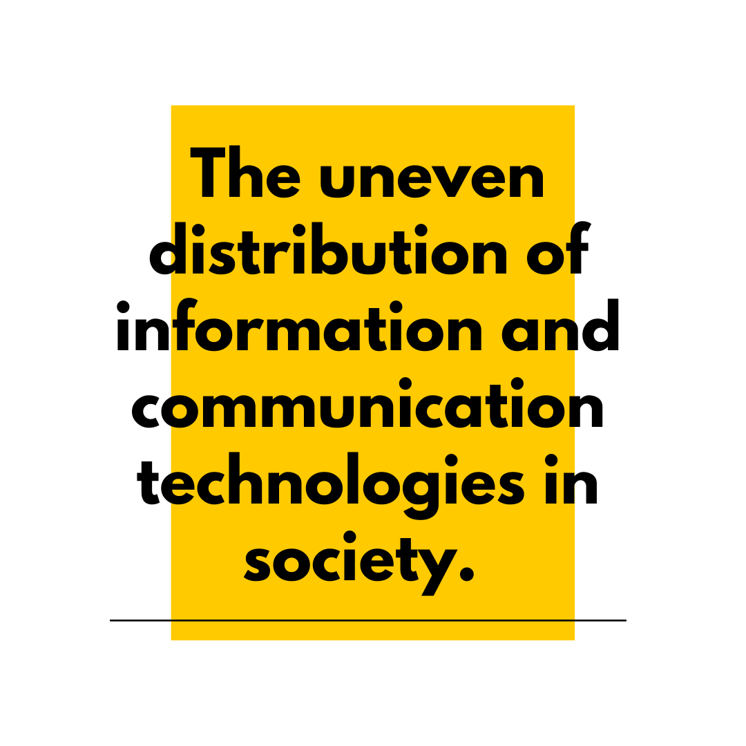 KieniaM's tweet photo. What is the Digital Divide?
The Digital Divide affects all of us through access, usage, our global communities, socioeconomic groups, and even democratically. #BlackInSTEMEd #BlackInTechEd #STEM #technology
https://t.co/pgvofTX0V3 https://t.co/5RadYF6CjX