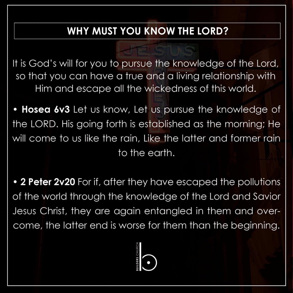 builderschurch's tweet photo. SWIPE LEFT 👉👉

Do you have a true and a living relationship with God?

#passionforthelost 
#thrive #build2.0 #builderschurch https://t.co/frqlxZvXDu