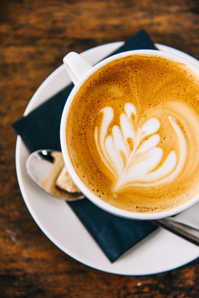 A latte to love today because, it's #NationalCoffeeDay. Swing by for the perfect start to your morning.