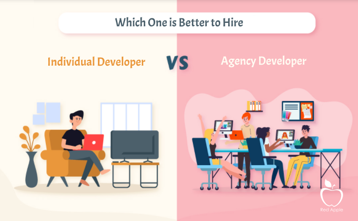 RedAppleTech's tweet photo. Which one is better to hire β Individual developer or agency developer? Good read at: https://t.co/GT96SCy9xG
#IndividualDeveloper #AgencyDeveloper https://t.co/tYqByCNehT
