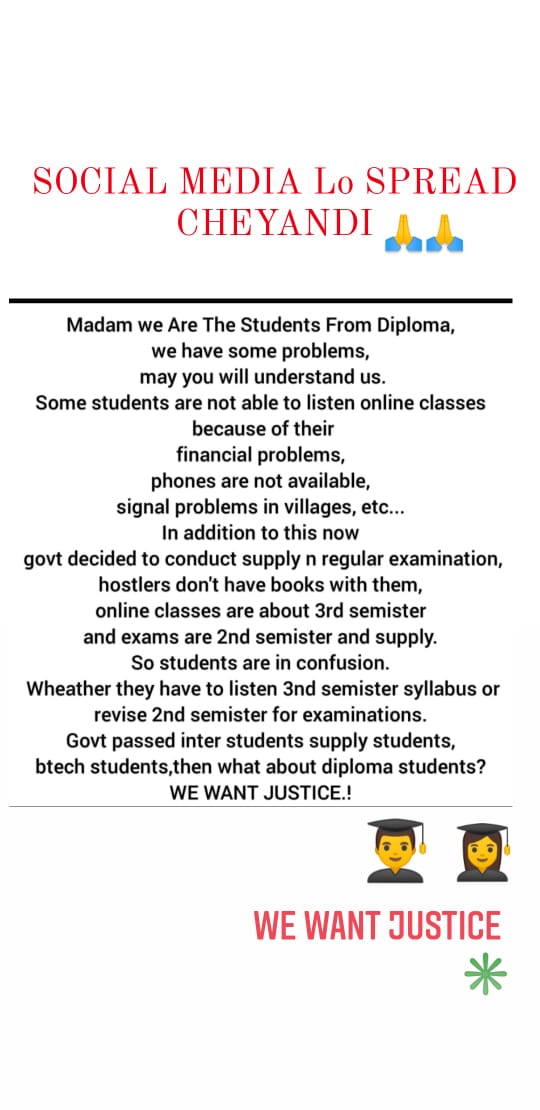 rohith_sanku's tweet photo. #sirhelpustocancelengineeringexams @JSP4Andhra https://t.co/Yak8maPcDw