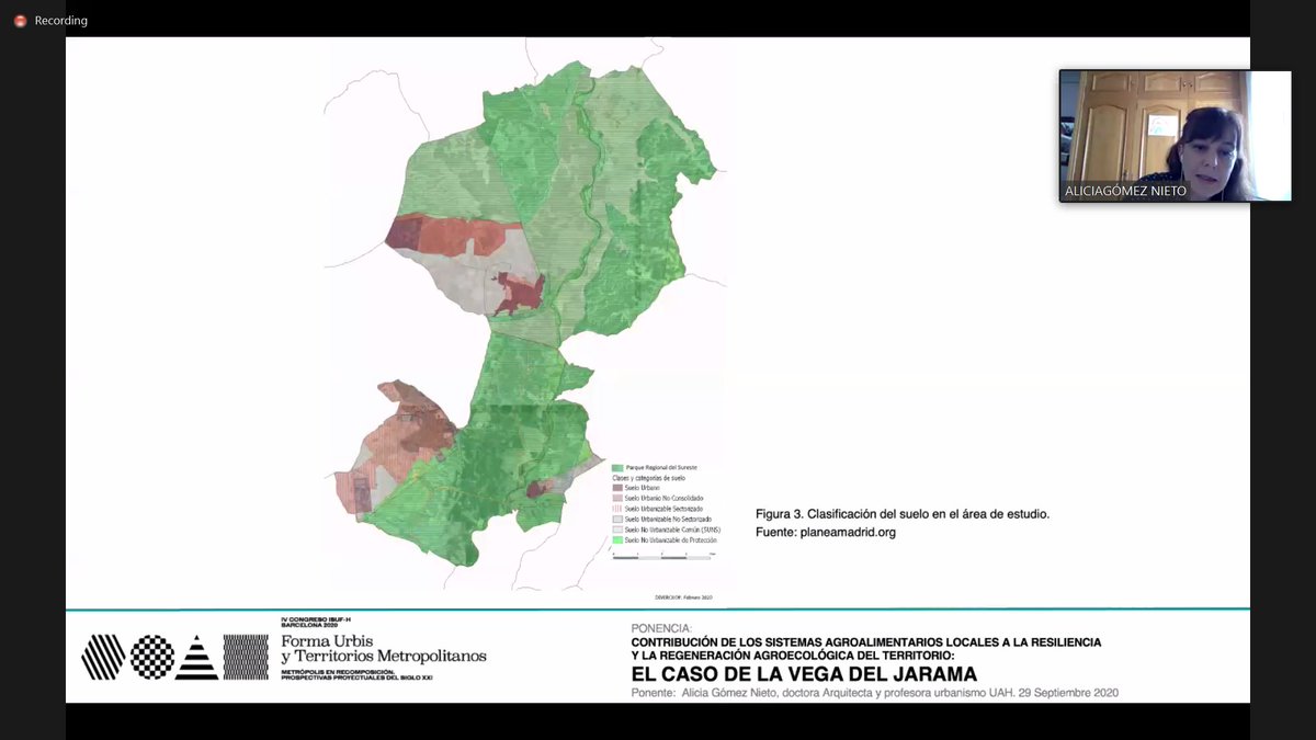 Un placer compartir sesión en el <a href="/isuf_h/">Congreso ISUF-H</a> con <a href="/urbanoemergente/">alicia gomez nieto</a> de <a href="/La_UPM/">Universidad Politécnica de Madrid</a>,que nos está explicando la contribución de los sistemas agroalimentarios locales a la resiliencia y la regeneración agroecológica del territorio: el caso de La Vega del Jarama.