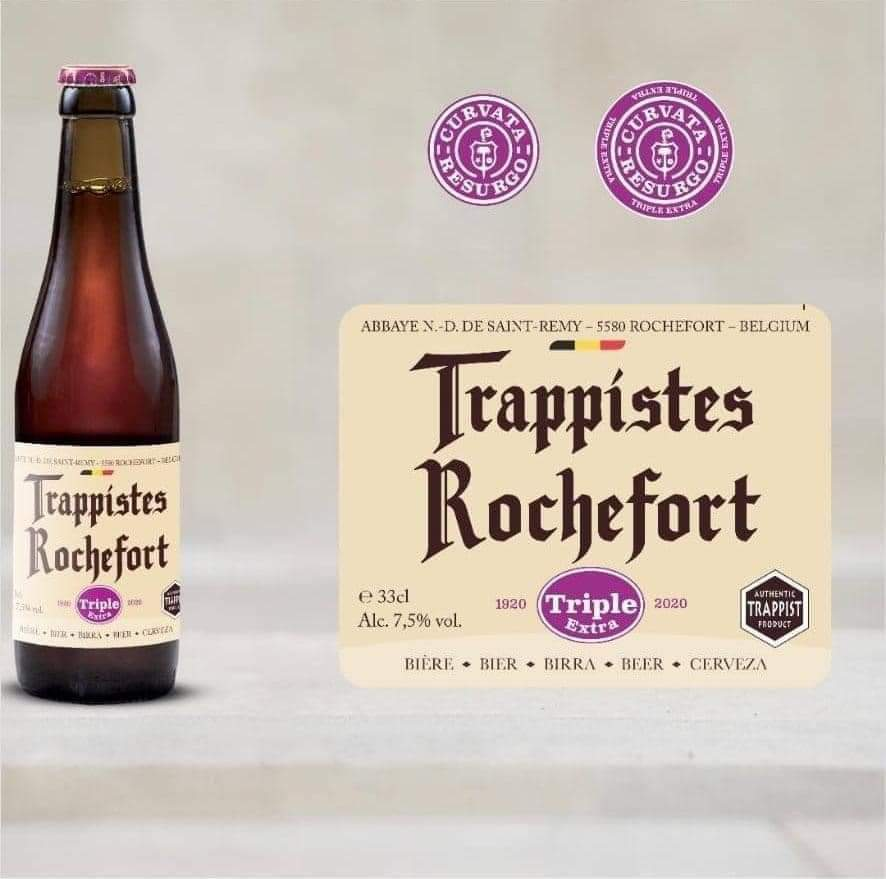 For those interested.... Or as excited as we are to get our hands on some.  YES, we've enquired to get some Rochefort Triple.  YES, it's real and YES of course we will be getting some in as soon as we are next in the area, which will be pretty soon as it happens.
