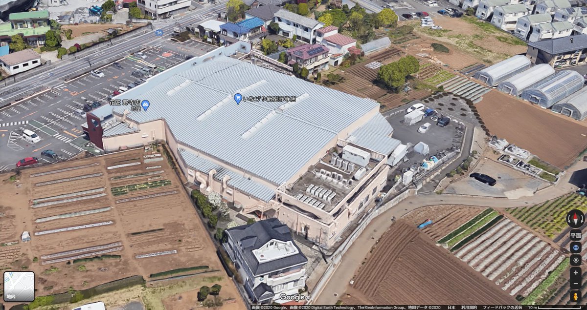 建てる意地と売らない意地 用地買収に失敗した建物シリーズがなかなかにエグい イオンの駐車場が邸宅を囲んでる Togetter