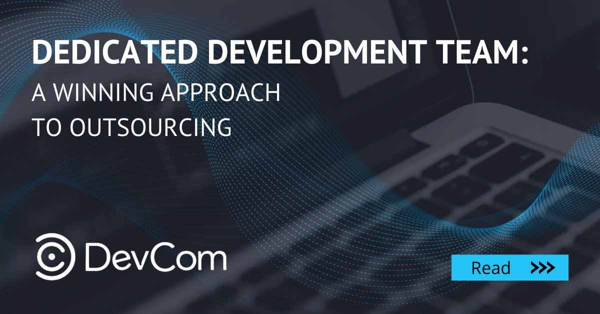 DevComCompany's tweet image. The dedicated development team approach has proven itself as a breakthrough in outsourcing.

 Let&apos;s take a look at what the dedicated team model is, how it works, and what benefits it brings: 
devcom.com/tech-blog/dedi…

#dedicatedsoftwaredevelopmentteam #outsourcing #IToutsourcing