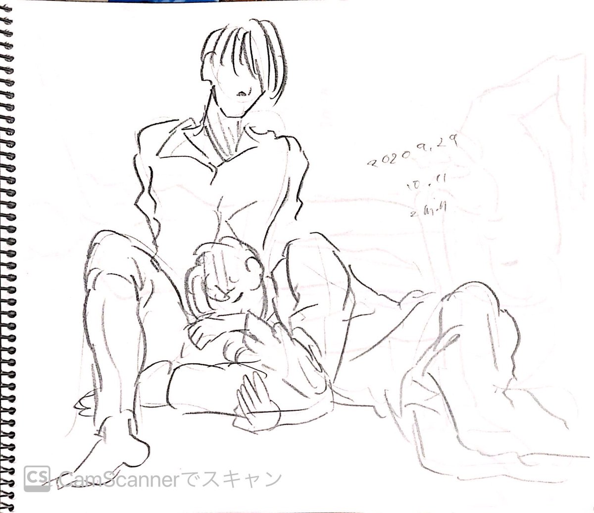 30秒って全然描けないですね?
明日で1日30枚クロッキーチャレンジ終わりです
 #1日30枚クロッキーできたらええな 