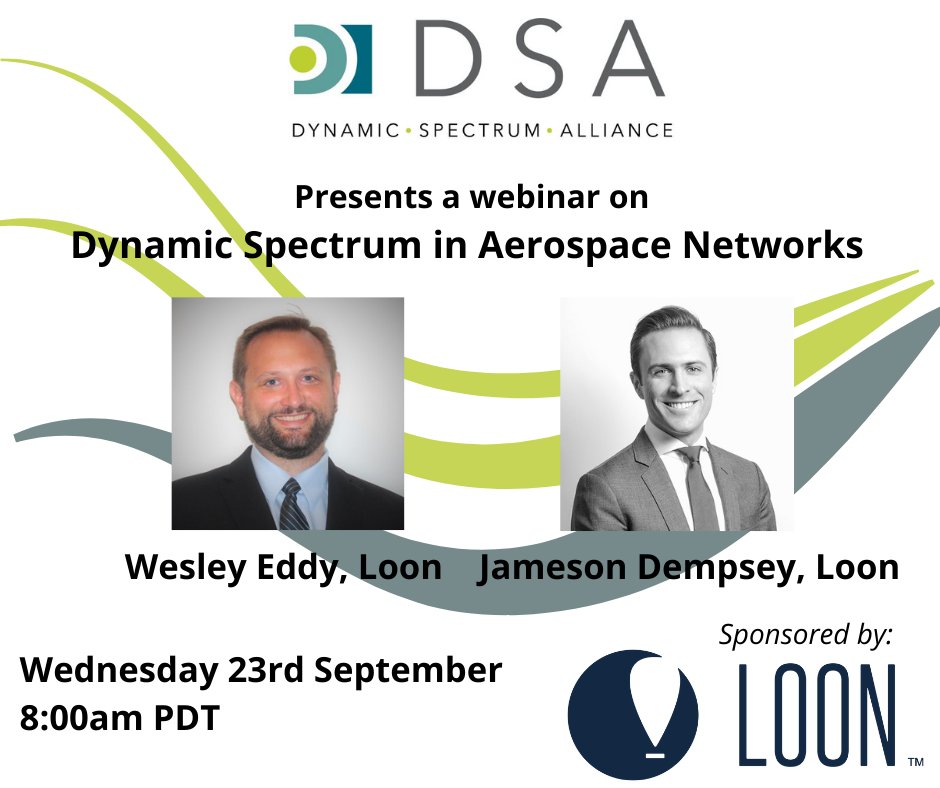 DynamicSpectrum's tweet image. Did you miss our DSA #SpectrumSharing Webinar with #ProjectLoon last week? Don’t worry! Recap the event and explore the importance of #DynamicSpectrum in Aerospace Networks on demand - available now on our YouTube channel: bit.ly/2G1MVFH