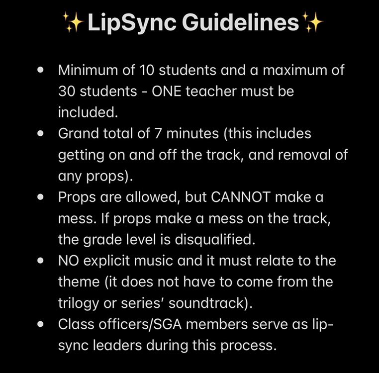 LIPSYNC RULES‼️‼️‼️‼️