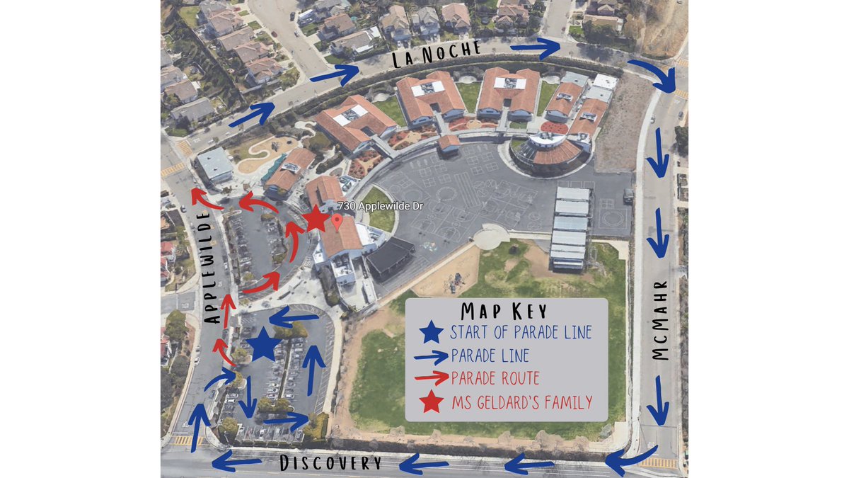 Join our Discovery Community today for the Carrie Remembrance Parade to honor our beloved principal on her birthday! #powerofdiscovery 🖤