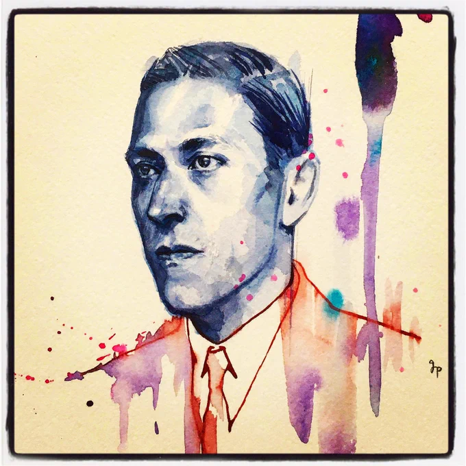 H. P. Lovecraft

#watercolor 