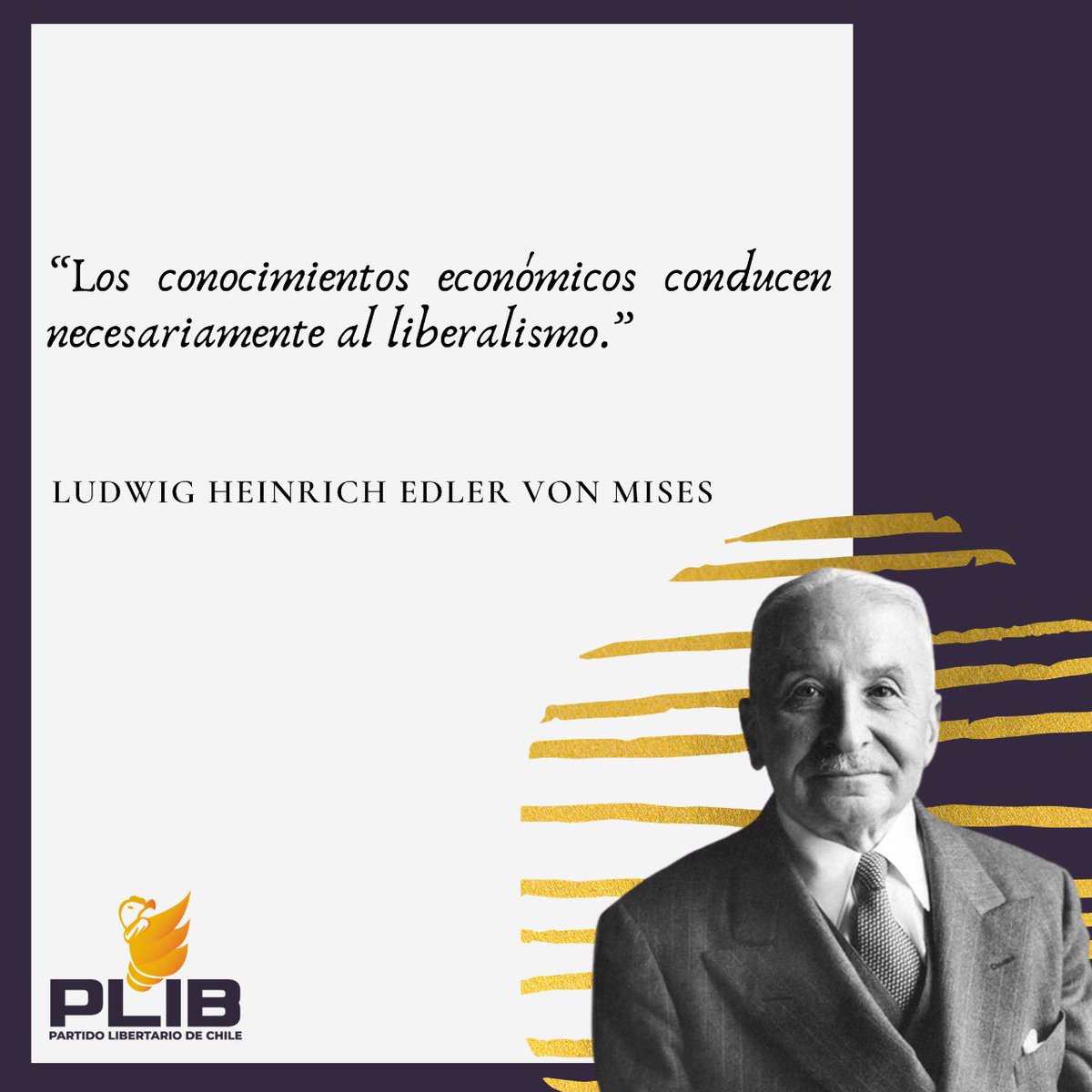 plibcl's tweet photo. Para él, la política económica viable para el humano era de laissez faire sin restricciones, de mercados libres y de un ejercicio sin intromisiones del derecho a la propiedad privada, con un gobierno limitado a la defensa de la persona y la propiedad dentro de su área territorial https://t.co/RqTedIaoQj