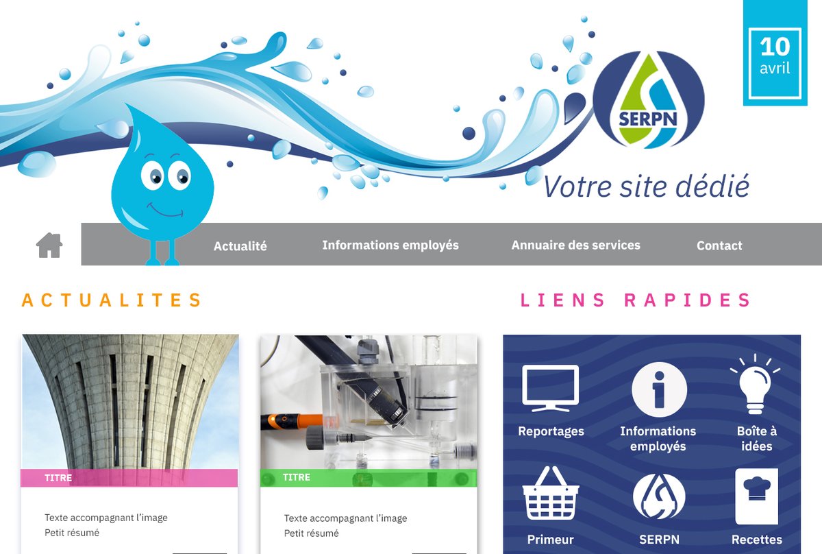 Leplusduweb's tweet image. Nouvelle réalisation d'un intranet pour le SERPN. Accompagnement et création sur mesure en fonction des besoins afin que le SERPN puisse disposer pour ses salariés d'un véritable outil de cohésion.