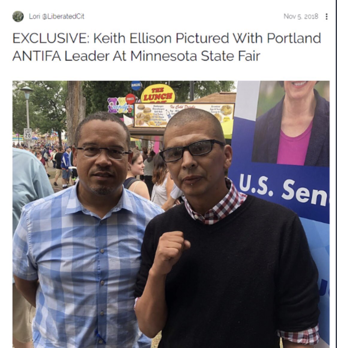 7/8Was this a symbolic  #Jihadist beheading orchestrated at the top levels and carried out by leaders in MN state government to include MN AG  #KiethEllison who is a known supporter of  #Antifa  #IlhanOmar and  #BlackLivesMatter   ?