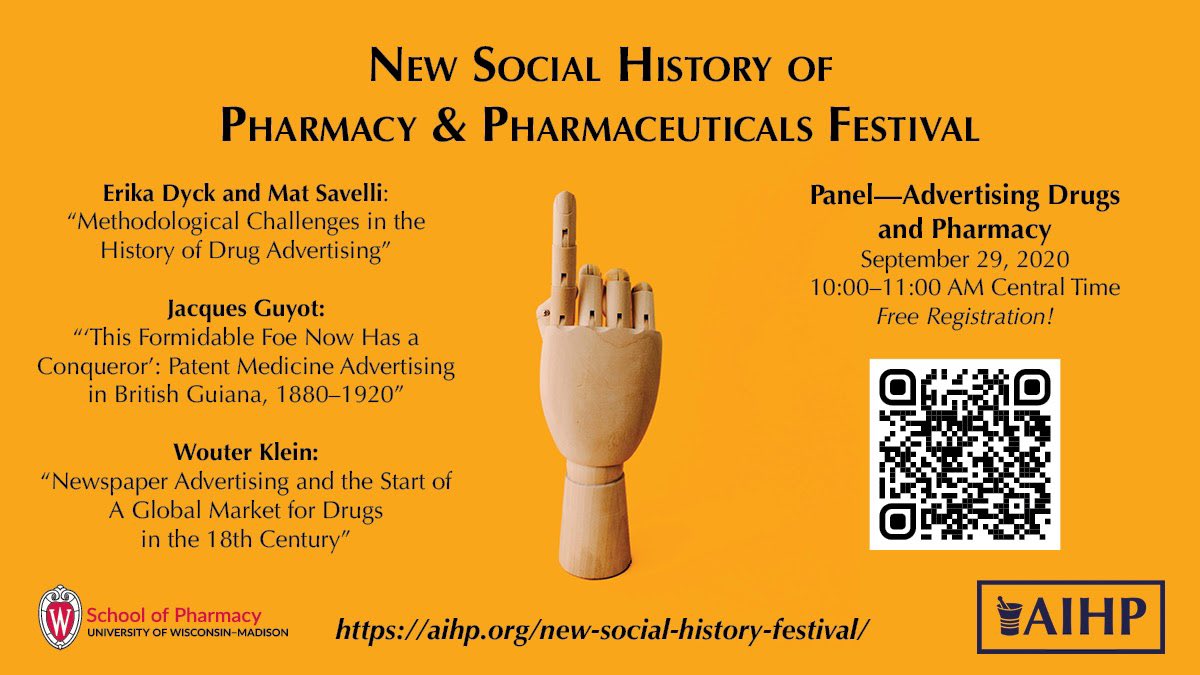 HistPharm's tweet photo. Final panel! #pharmfest 10CST/11EST https://t.co/o7R9zvwsBB