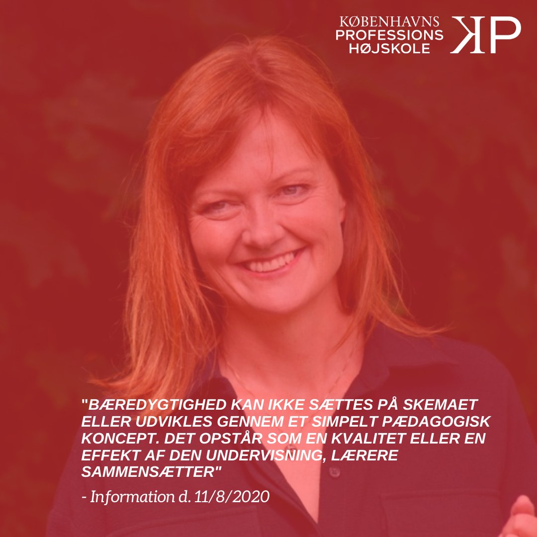 kbhprof_nce's tweet photo. Suna Christensen er ph.d. og forsker i hvordan praksisrettet undervisning kan være med til at skabe en bæredygtig fremtid. Hun deltager på årets NVE-konference 2020, se mere hér: https://t.co/9TsXsYge0Q https://t.co/gZANFnXtSd