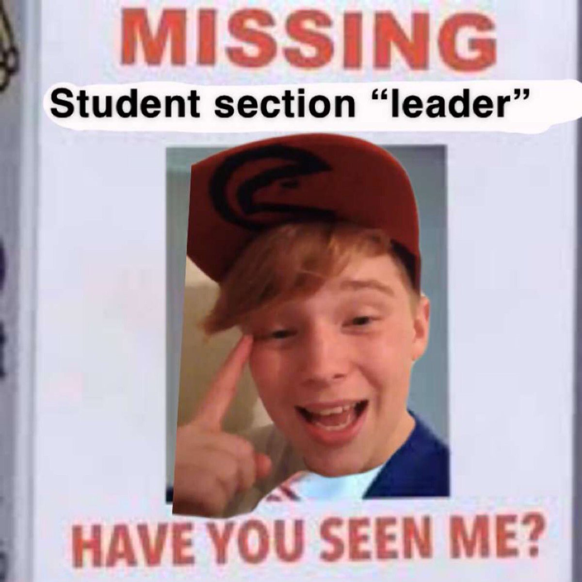 EVERYONE...Please help by posting and retweeting!!!Luke  is missing🙀

Last seen on Sunday, 27, September  2020 making tiktoks with big john🤡

Any one with info please contact the bradley county police department, <a href="/THEREALBCNATION/">#BCNATION</a> , or dm me

thank you!! #WhereIsLuke