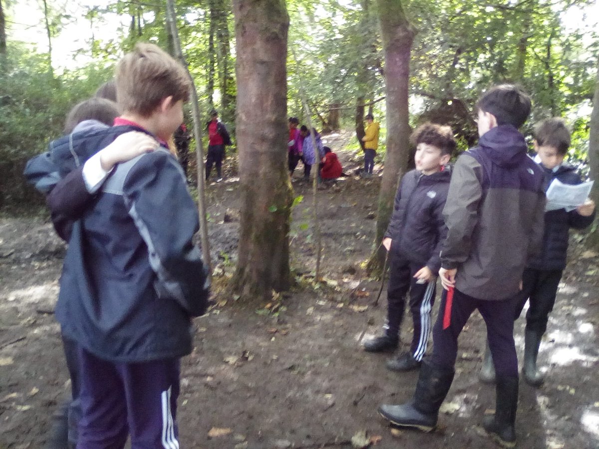 stcadocsprimary's tweet photo. Problem solving in the forest with P7d. #MathsWeekScot #MathsWest. #mathsscot https://t.co/vdnAsqRt7G