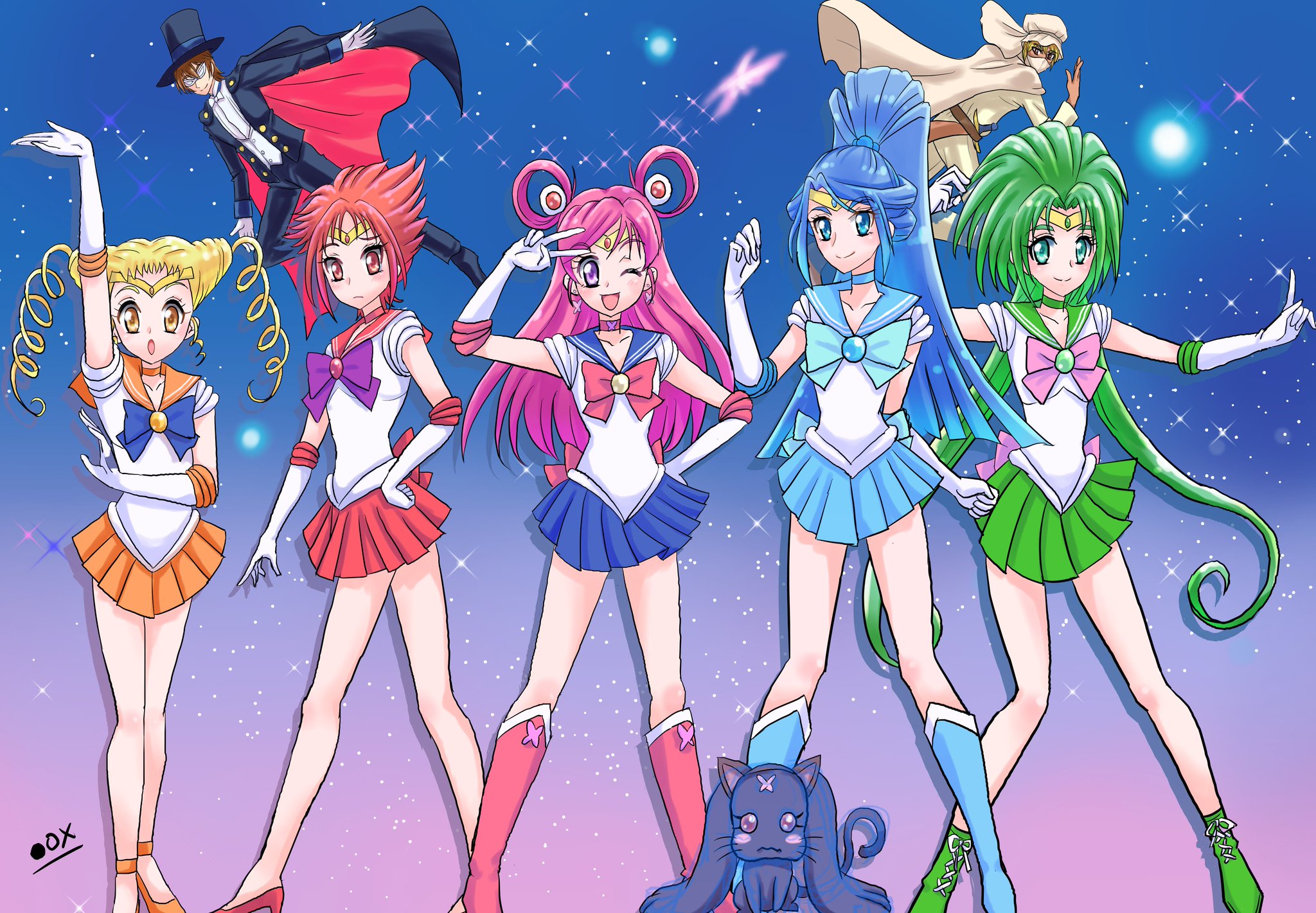 X ｙｅｓ セーラープリキュアｖ ﾟ ﾟ 何となく共通点あるグループだなーとｖ T Co Ctwtskvlgn Twitter