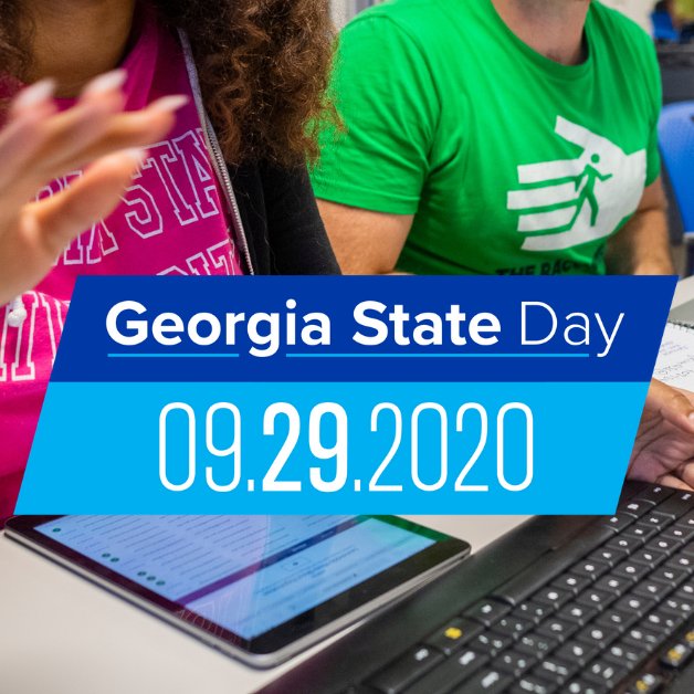 JenniferBizU's tweet photo. Georgia State Day 2020 is happening today! Help show your support for student entrepreneurs and innovators - make a donation to https://t.co/SRzBKCdIO4 now! #TheStateDay #enigsu #StateStarts #TheStateWay https://t.co/a6clJDuNkl