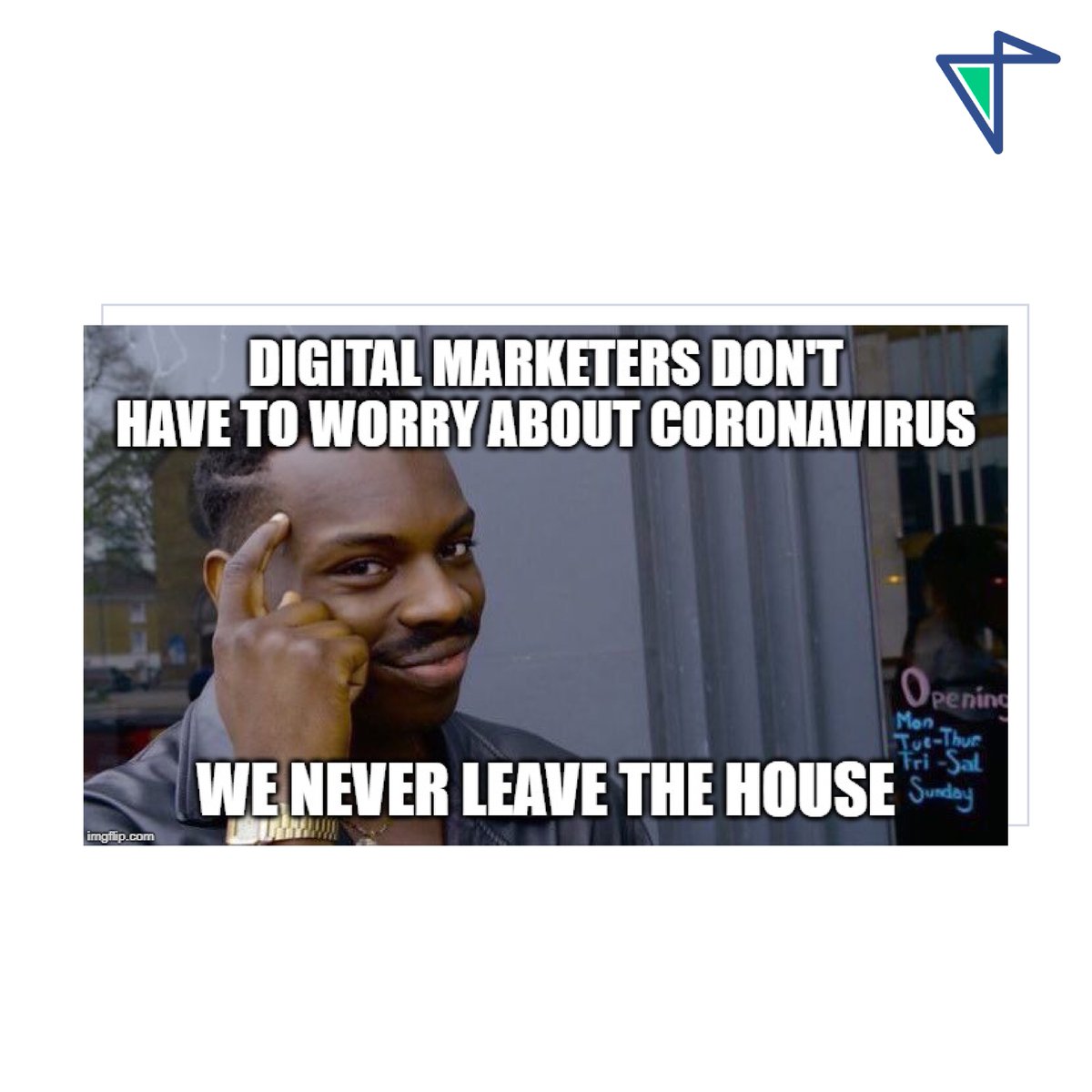 Talentela1's tweet photo. We never leave the house anyway!

Comment down if you agree!

#riseofremote #digitalmarketers #digitalsolutions #memes #gigeconomy #freelancerlife #remotework #remoteworking https://t.co/WjTe1CtTEp