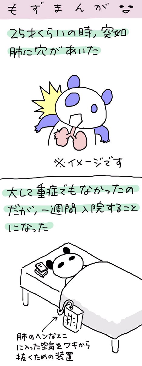 【粗漫画】1週間入院して悟った真理

#コルクラボマンガ専科
#1日1P 