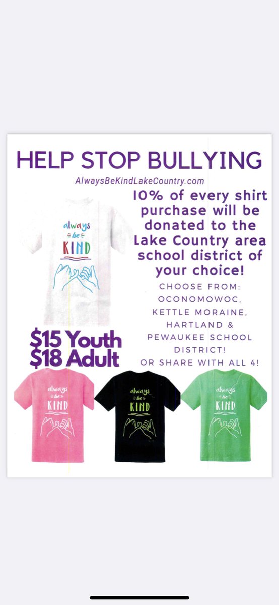 Order forms for these t-shirts will be in the October attendance meeting!