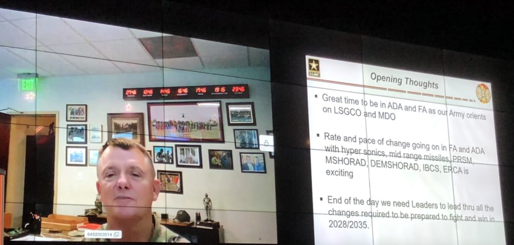 US Army Fort Sill (@officialftsill) on Twitter photo #HappeningNow <a href="/TRADOC/">U.S. Army TRADOC</a> CG <a href="/PaulFunk2/">GEN Paul E. Funk II</a> dropping leadership rounds on target: āI want to talk about our people, and what it means to serve alongside themā #PeopleFirst @ArmyChiefStaff <a href="/16thSma/">Account moved to @USArmySMA</a>
#FIRESCON2020 #TwitterTakeover #VictoryStartsHere #FiresStrong #HappeningNow <a href="/TRADOC/">U.S. Army TRADOC</a> CG <a href="/PaulFunk2/">GEN Paul E. Funk II</a> dropping leadership rounds on target: āI want to talk about our people, and what it means to serve alongside themā #PeopleFirst @ArmyChiefStaff <a href="/16thSma/">Account moved to @USArmySMA</a>
#FIRESCON2020 #TwitterTakeover #VictoryStartsHere #FiresStrong