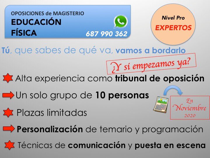 Vamos que arrancamos 
#oposicionesPrimaria #EF #edufis