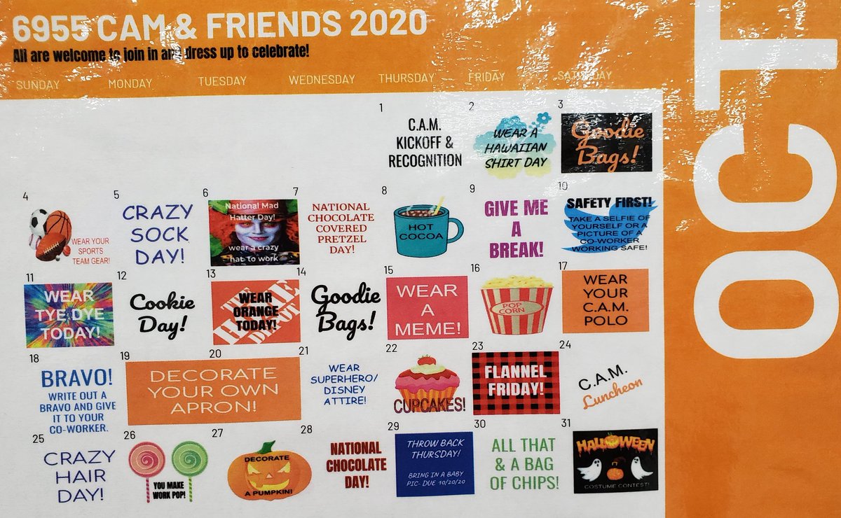 All ready for the C.A.M. &amp; Friends Celebration!