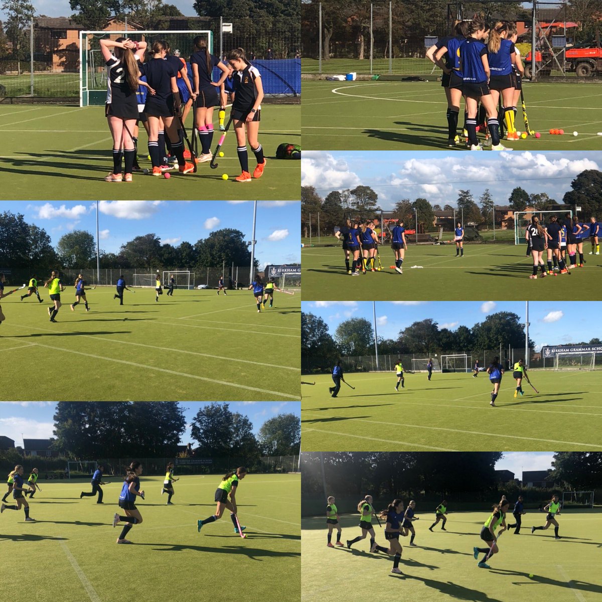 KGS_sports's tweet photo. Shooting and game play for our @KirkhamGrammar 4th year pupils during Games today! A beautiful afternoon in beautiful surroundings ☺️🏑 https://t.co/NU13czq7sg