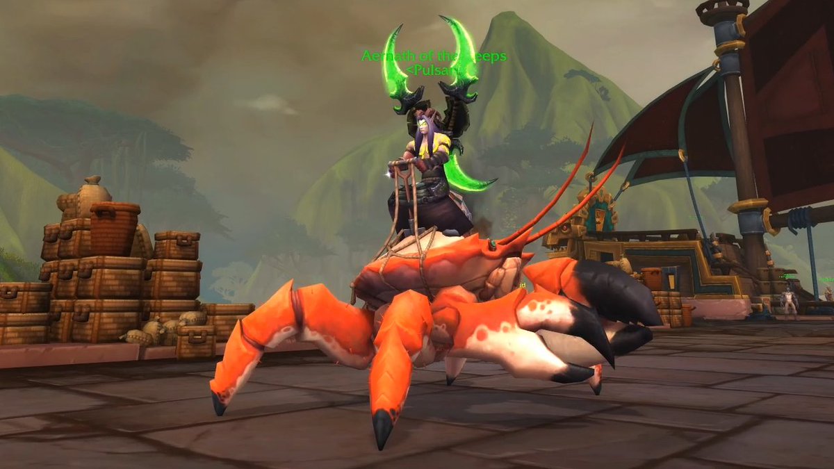 Aernath's tweet photo. Things that are NOT in my https://t.co/6zj5kxOvxP #WorldOfWarcraft #BattleForAzeroth Review:
- Finished all 3 storylines (#Loyalist, Rebel, Alliance)
- Unlocked ALL #AlliedRaces & #HeritageArmors
- Reunited with #Hati
- Got a Sidewalking #Crab
- Buzzed a #BeeMount
And more ;b https://t.co/qCYKrWhxXR