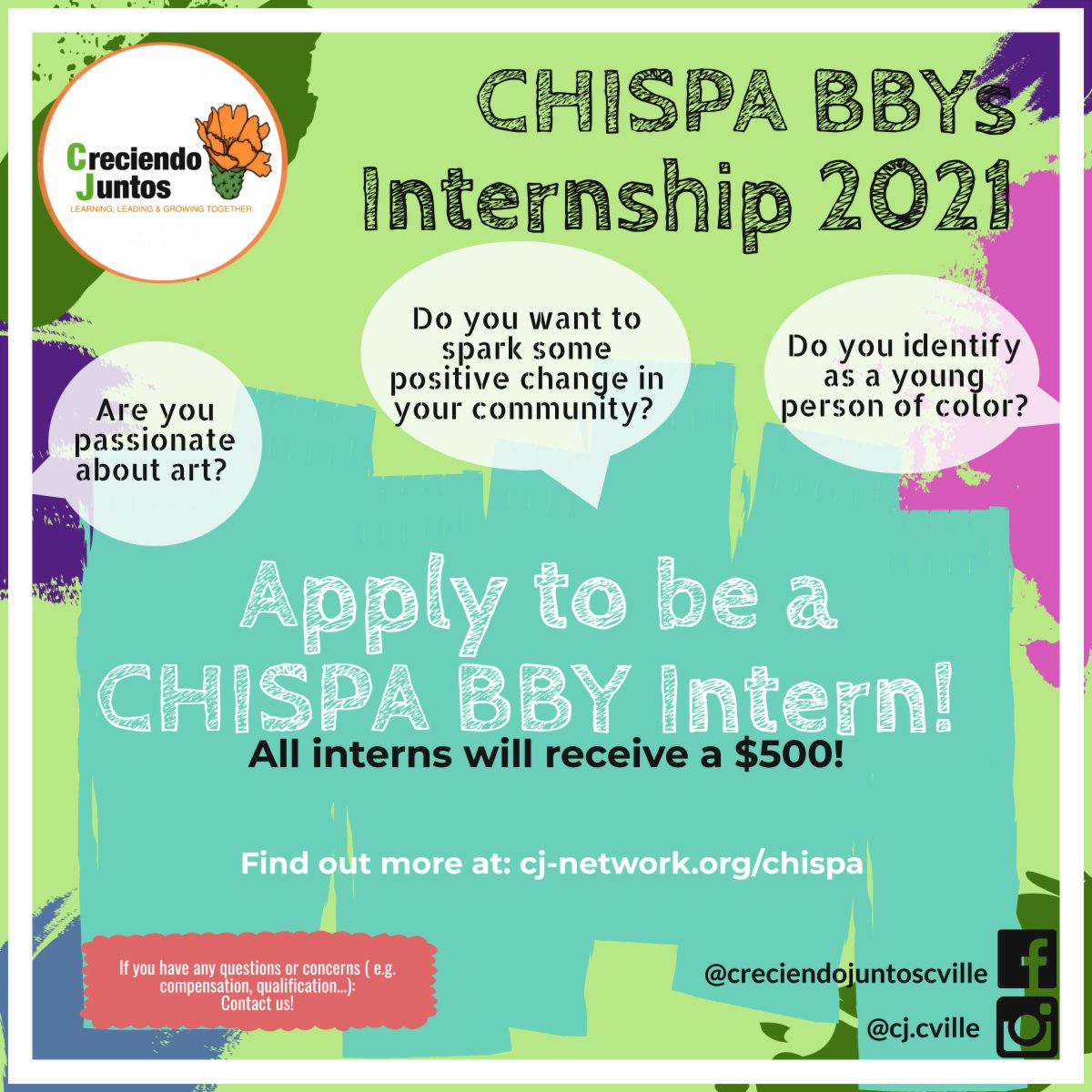 CJCville's tweet photo. Last year we were able to invite four amazing artists to showcase their work into our community. José Olivarez, Javier Zamora, &amp; Locatora Radio (Diosa Femme + Mala Muñoz)

Now, its your chance to get involved!

Apply to be a CHISPA BBY Intern NOW: https://t.co/UjNFcZYMg8 https://t.co/z3SViyOsQp
