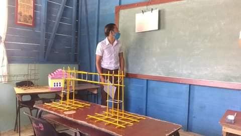 FeemProvincia's tweet photo. En el Centro Politécnico Carlos Manuel de Céspedes en el municipio Cueto los educandos de tercer año  que estudian la especialidad Técnico Medio de Construcción Civil, presentaron su Tarea Integradora con excelente calidad. @radioangulo
 @telecristaltv
 @ahoracu
 @Yanelis40484656 https://t.co/3pib9hAbnW