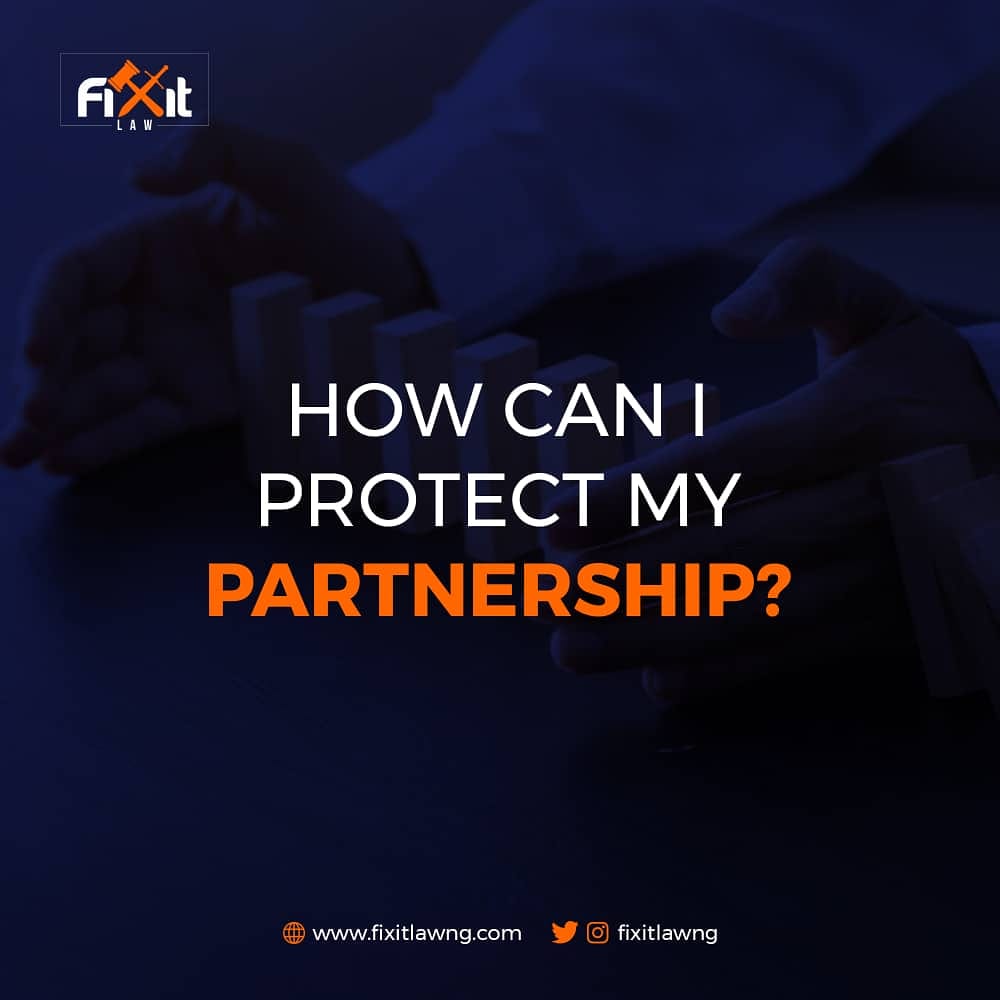 fixitlawng's tweet photo. How Can I Protect My Partnership? 
A legal agreement is a crucial and most solid foundation for running any new business. This is the SUREST way to protect your right and your money.

#litigation #legal #business #law #fixitlaw #virtuallaw https://t.co/3IEjizWlt5