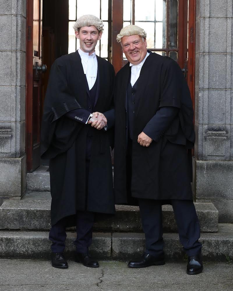 Two weeks after the fact, still delighted to have been called to the Bar of Ireland, a journey I started as a child sneaking a look at my Dad’s books while he studied for the Bar! No regular wig wearing for now, as still proudly #working4irl @dfatirl