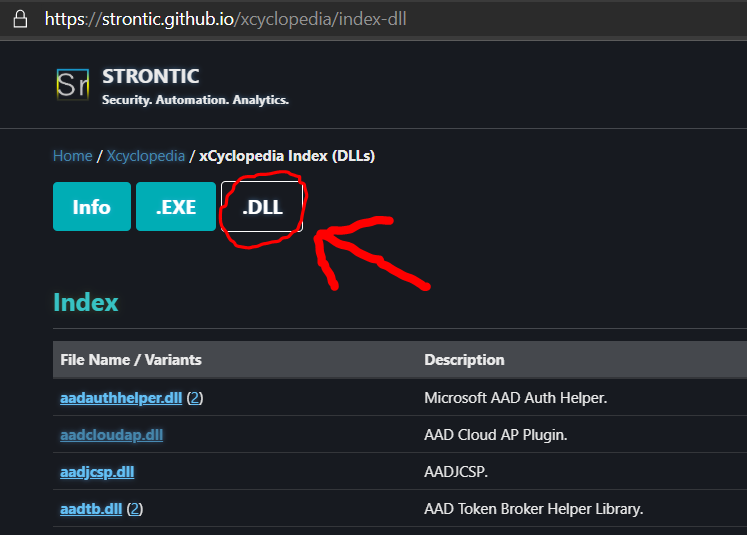strontic20's tweet photo. 🆕Now find DLL's on https://t.co/ymwFaxZ4x7! Discover the DLL Exported Functions available to you (and attackers) on a typical Windows deployment (hint: 283k known functions! 🙀). Also available as JSON: https://t.co/szDLIqEG2P. More to come!  #DFIR #lolbin #lolbas #sysadmin https://t.co/JHW6s66PR0