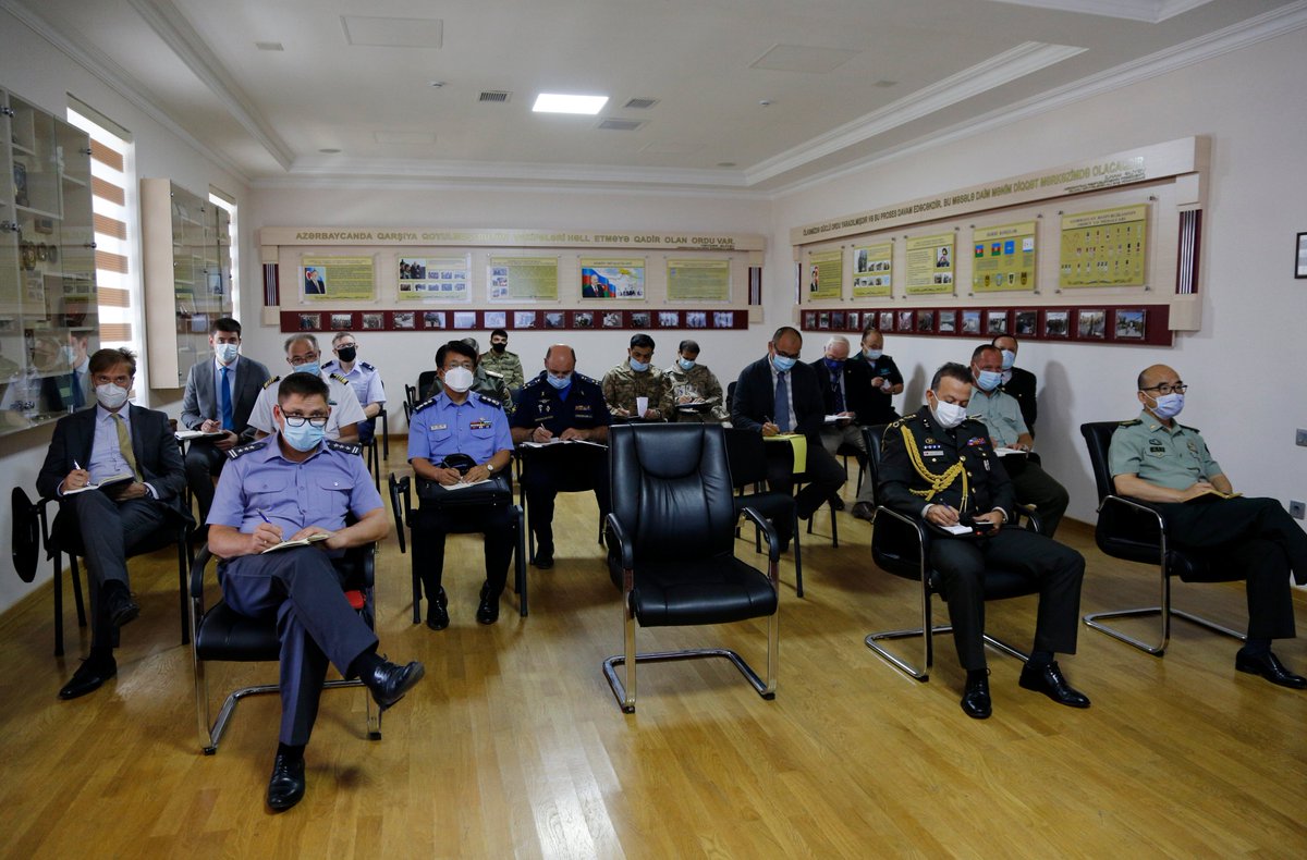 Military attachés/representatives of international organizations in #Azerbaijan were informed about the operational situation. 

Counter-offensive measures being conducted by the Azerbaijan Army are within the right of self-defense and in full compliance w/ the international #law