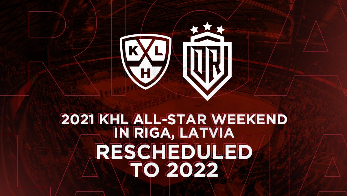 khl_eng's tweet image. Due to the on-going coronavirus pandemic, the KHL has decided to cancel the 2021 All-Star Week, which was due to take place in Riga in January: en.khl.ru/news/2020/09/2… #KHLAllStar