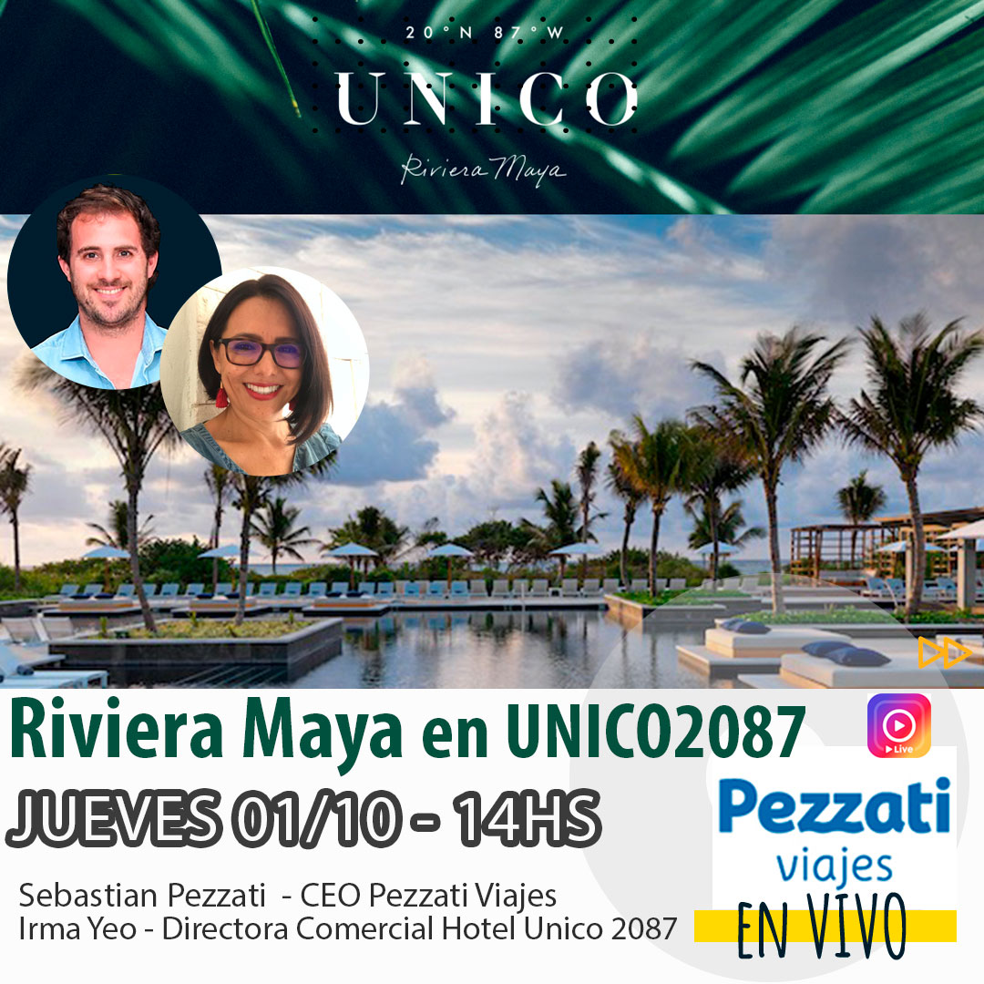 PezzatiViajes's tweet photo. Este jueves a las 14hs se viene un nuevo #PezzatiViajesEnVivo por Instagram Stories! Esta vez nos vamos a #RivieraMaya junto a nuestros amigos del increíble hotel @UNICO2087 Seguinos y sumate! --> https://t.co/SZvnqytgwy
@FamFestLatam #myunicoexperience #rcdlatam https://t.co/Ba1xnW5zPN