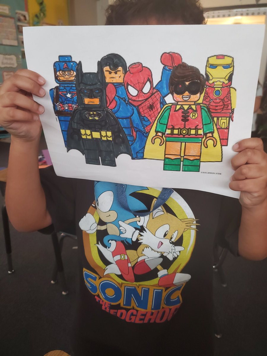 crayonqueen1215's tweet photo. "Teacher of masked superheroes" 🤍😷⚡ Today is super hero day at school. I decided to be super teacher with my cleaning supplies haha ❤ Are you even a teacher during the pandemic if you don't have a fanny pack of hand sanitizer😂🤣@tjjanetjrod #KJ103MaskUp #maskup https://t.co/ZEN5YrkaJj