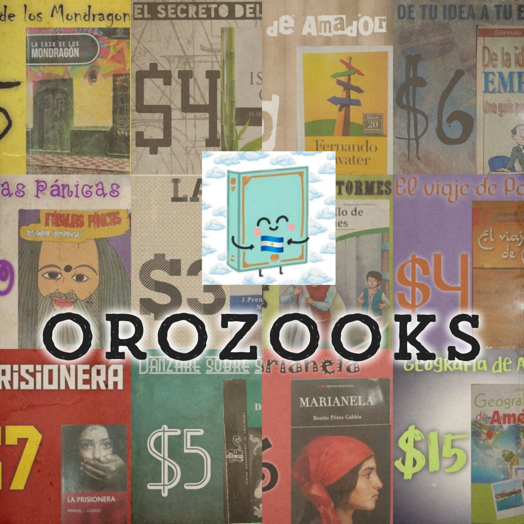 Orozooks: Libros baratos Nicaragua (@orozooks) / X