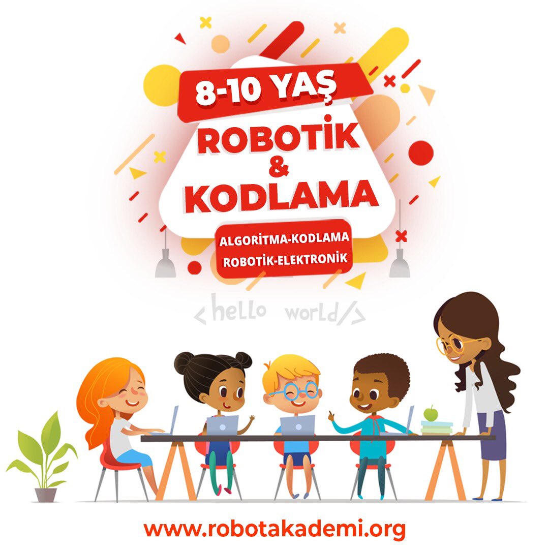 8-10 Yaş arası çocuklara yönelik robotik ve kodlama eğitimleri başlıyor.

Çocuklar yapboz birleştir gibi kod bloklarını birleştiriyor, oyunlar, uygulamalar yapabiliyor ve bunun için programlama bilgisine ihtiyaç duymuyor.

Detaylı Bilgi ve Kayıt İçin: robotakademi.org