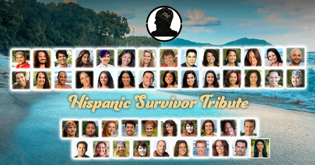 As #HispanicHeritageMonth continues (Sept 15 - Oct 15) we’d like to acknowledge the Hispanic &amp; Latino/a/x adjacent castaways that we all know and love! (1/4)