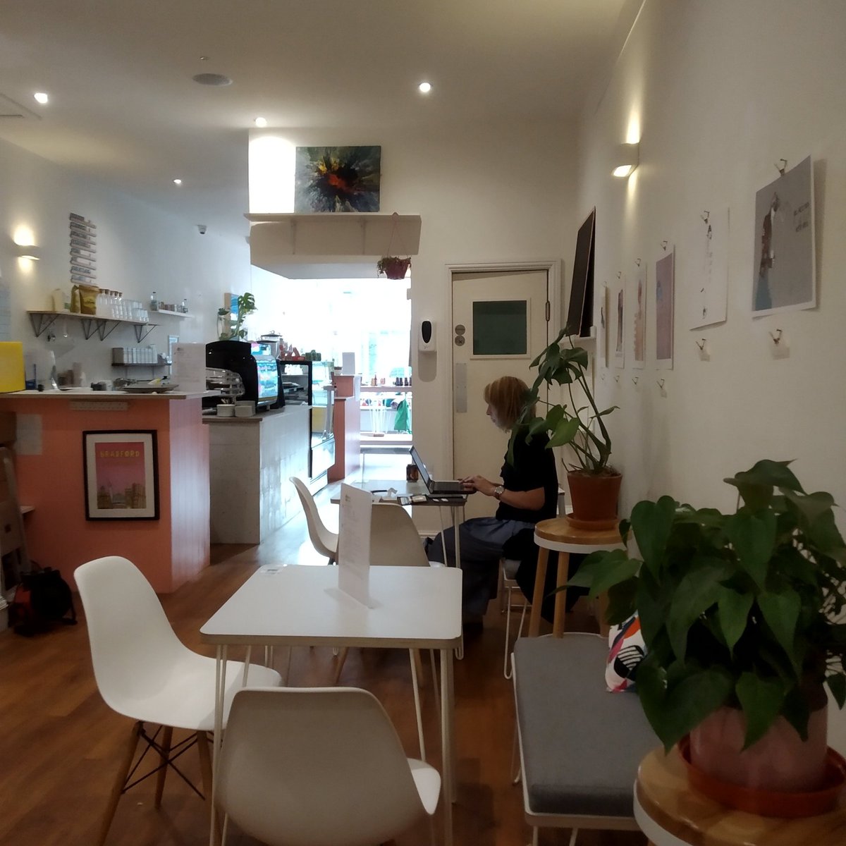 Great to be visiting @breadandrosesbd, open every day now I think