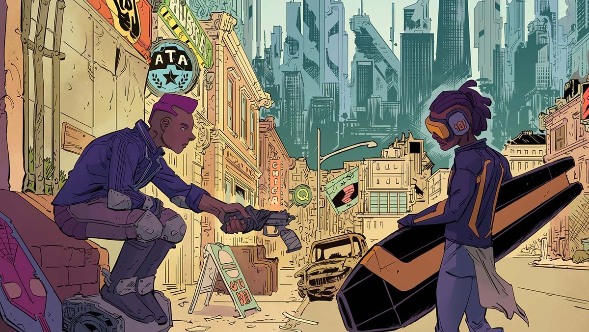 THR's tweet image. How former NFL linebacker @LanceBriggs' crowd-funded comic 'The Trap' mixes sports and politics: thr.cm/QTv1HDI