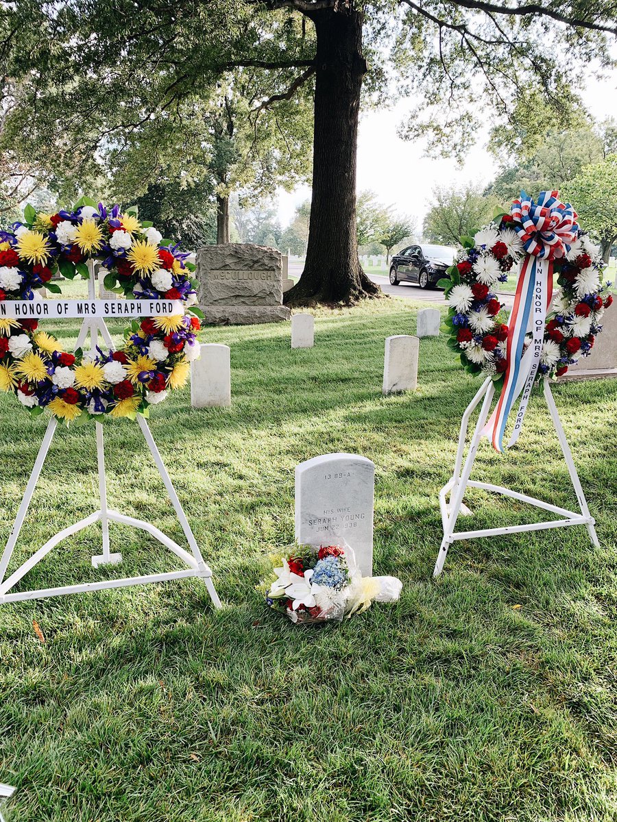 Seraph is now recoganized as one of the notable women buried in Arlington, as the first woman to vote under an equal suffrage law.